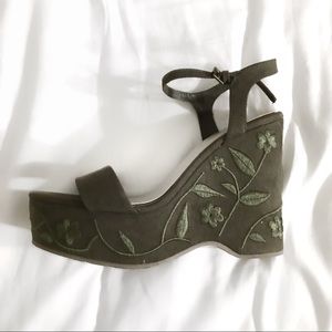 Embroidered Platforms